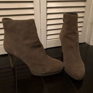 Michael kors gray suede boots
